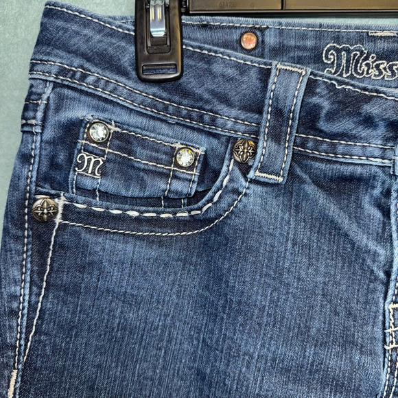 Women's Miss Me Skinny Jeans Size 27 Blue - Picture 7 of 8